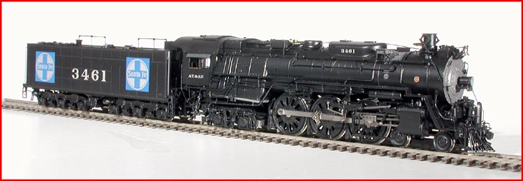 The Mighty "3460" Class Hudsons of the Santa Fe were our first import. With  painstaking attention to Detail, Exquisite Factory Paint, and a level of  Operation only dreamed about in years past,